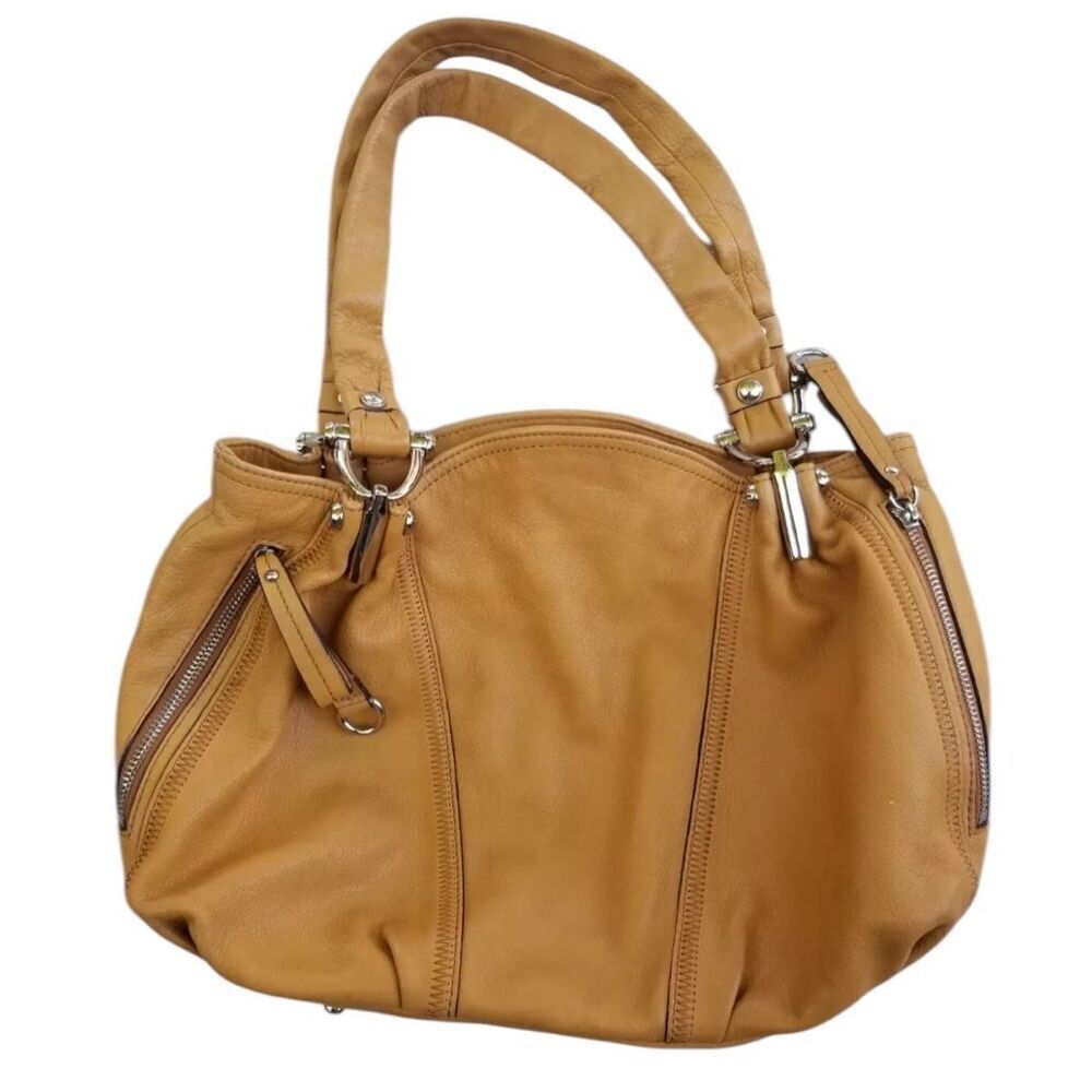 ✨B MAKOWSKY honey "hobo" handbag✨